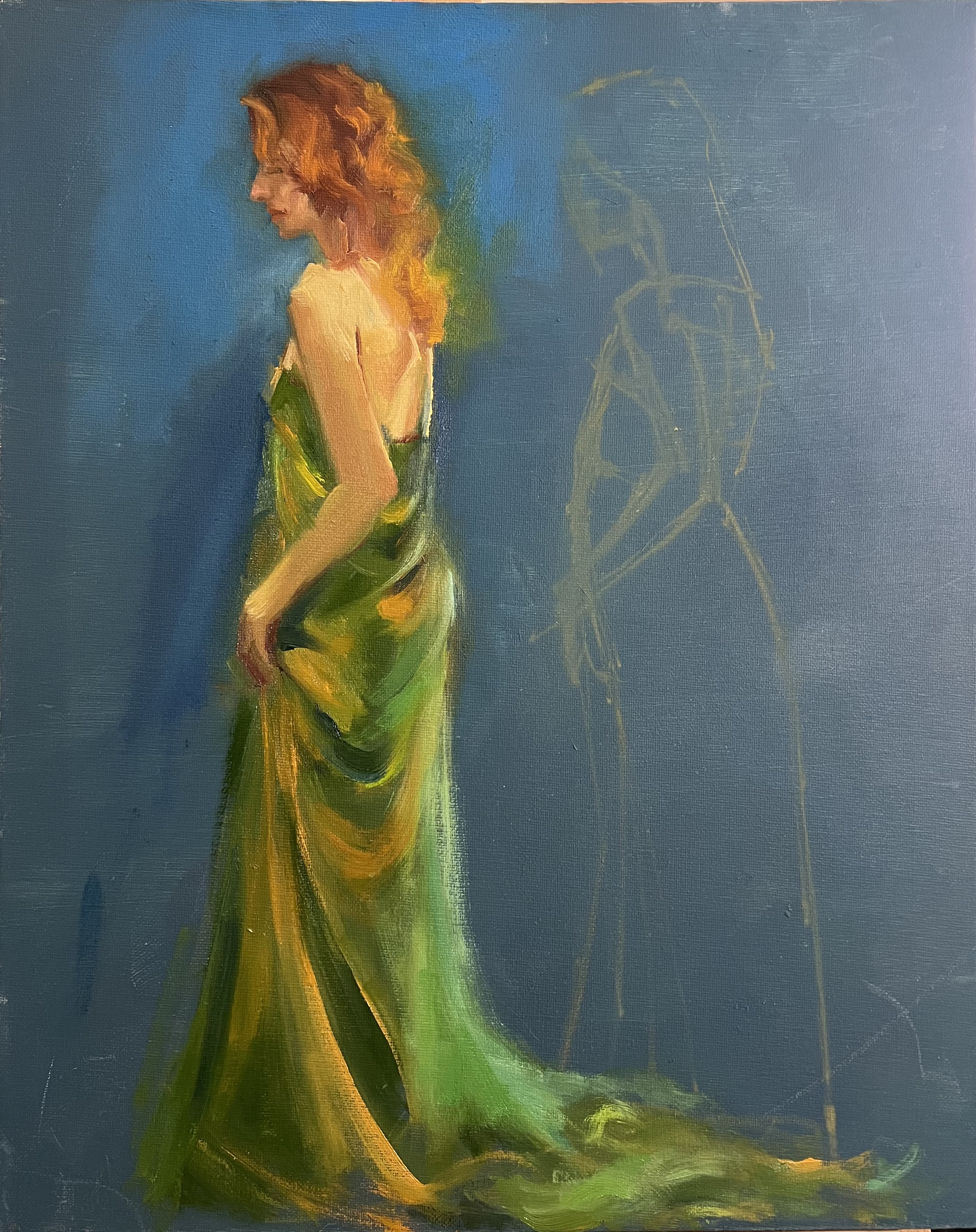 Oil painting by Lan Tang