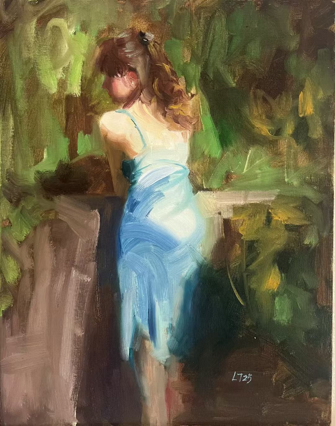 Oil painting by Lan Tang