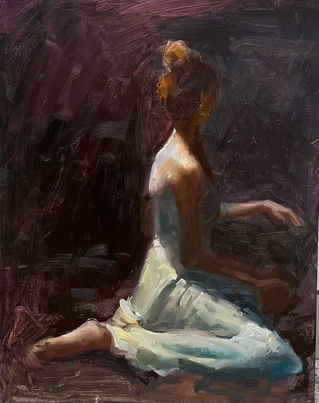 Oil painting by Lan Tang
