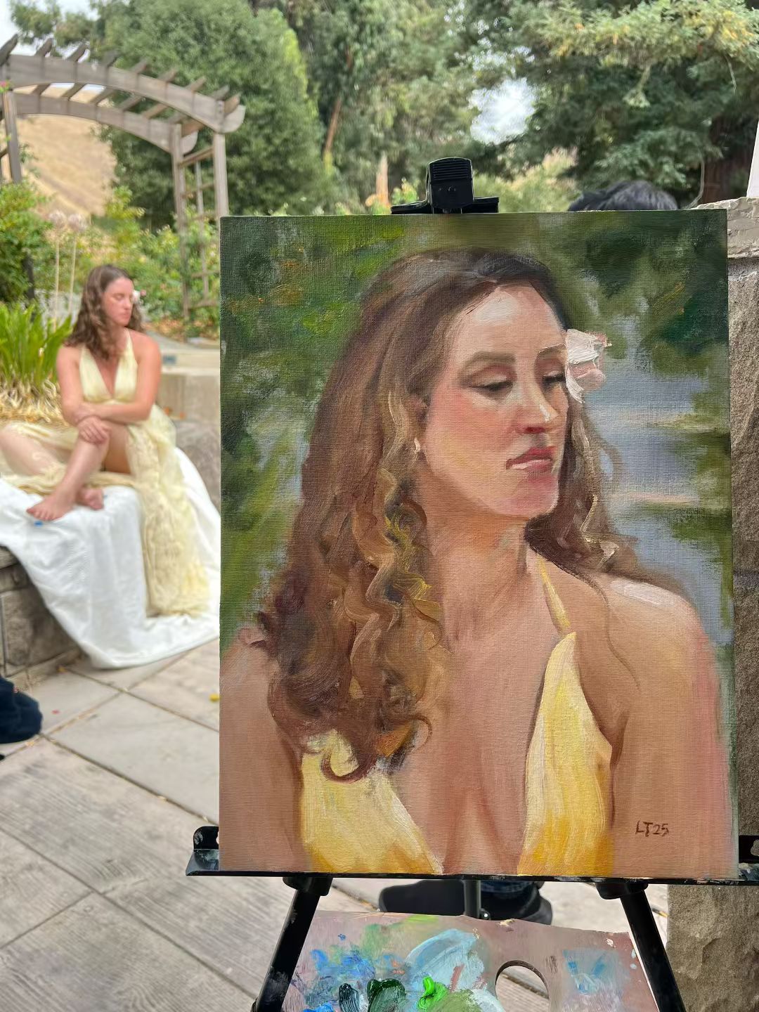 Oil painting by Lan Tang