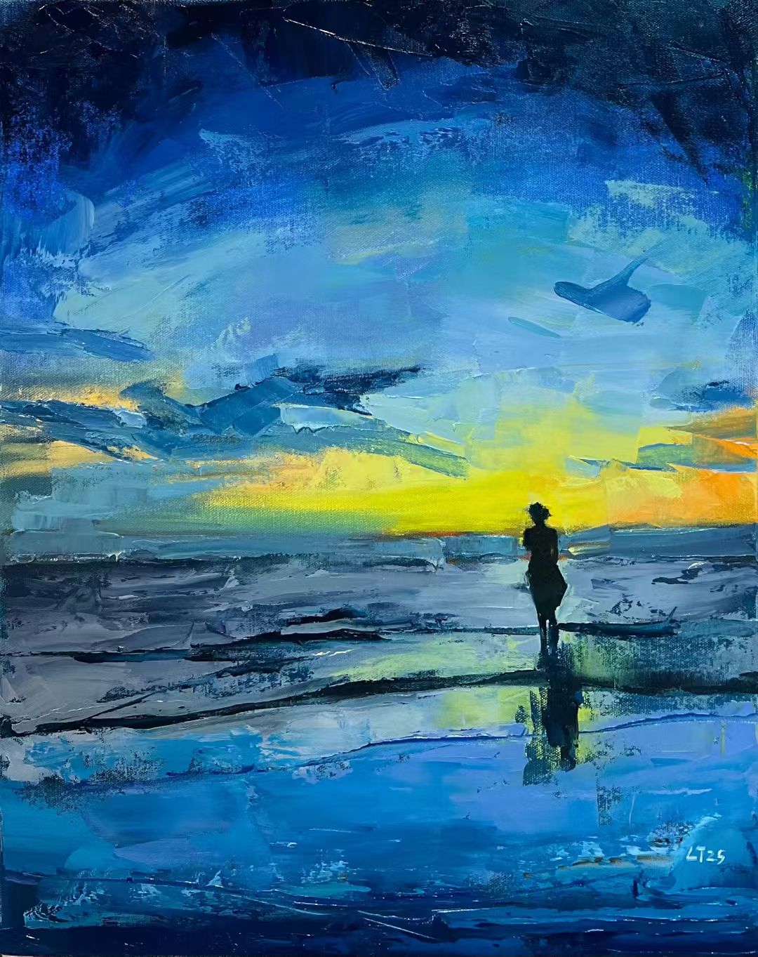 Oil painting by Lan Tang