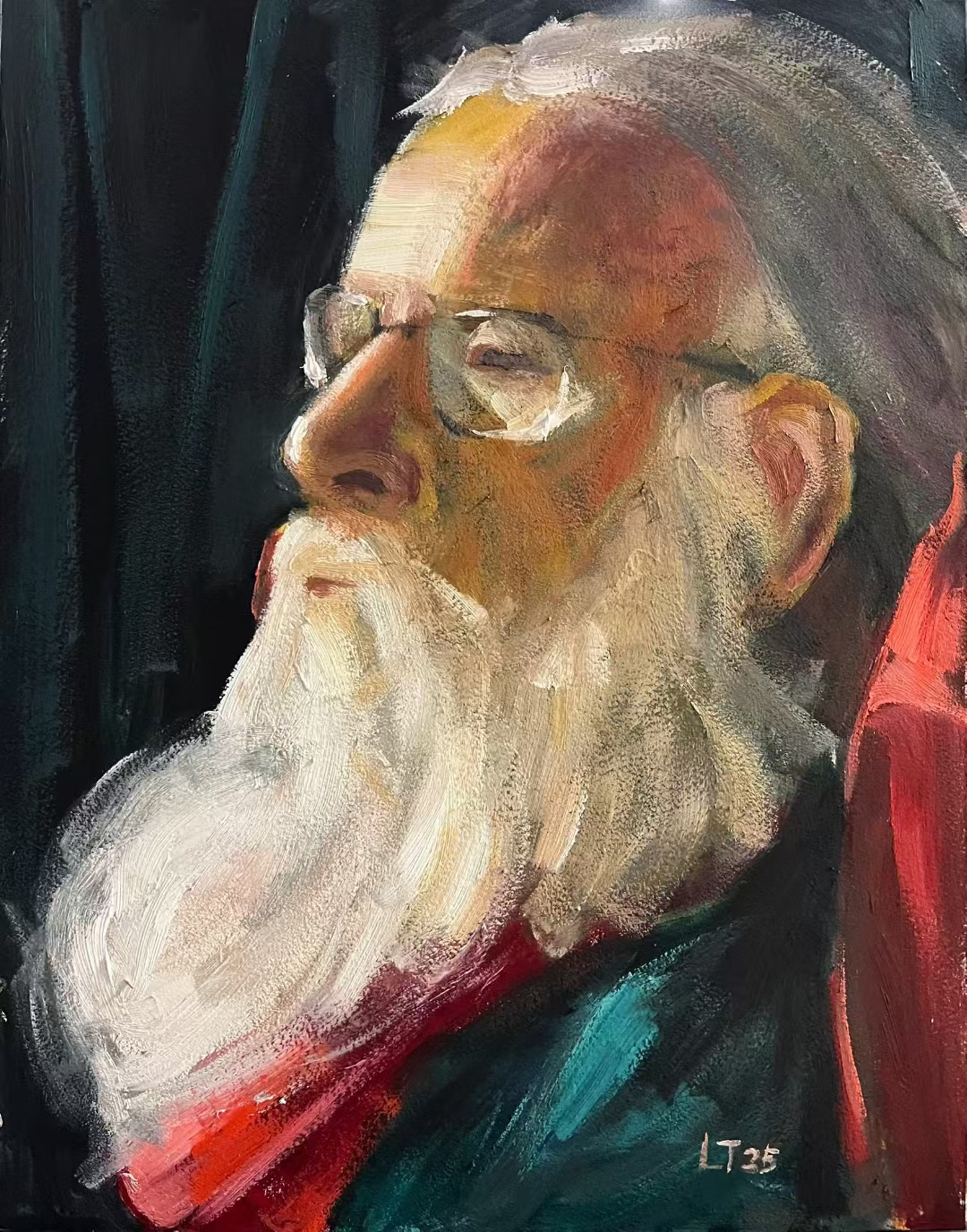 Oil painting by Lan Tang