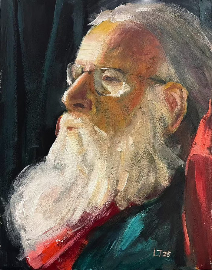 Oil painting by Lan Tang