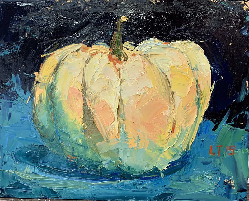 Oil painting by Lan Tang