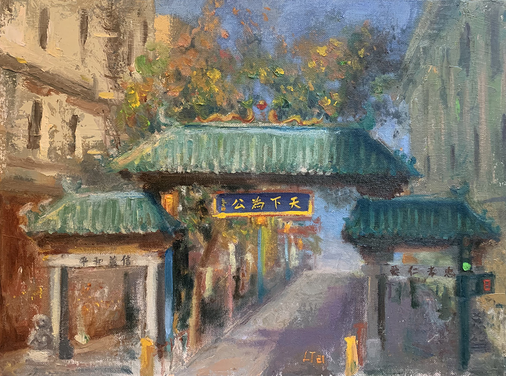 Oil painting by Lan Tang